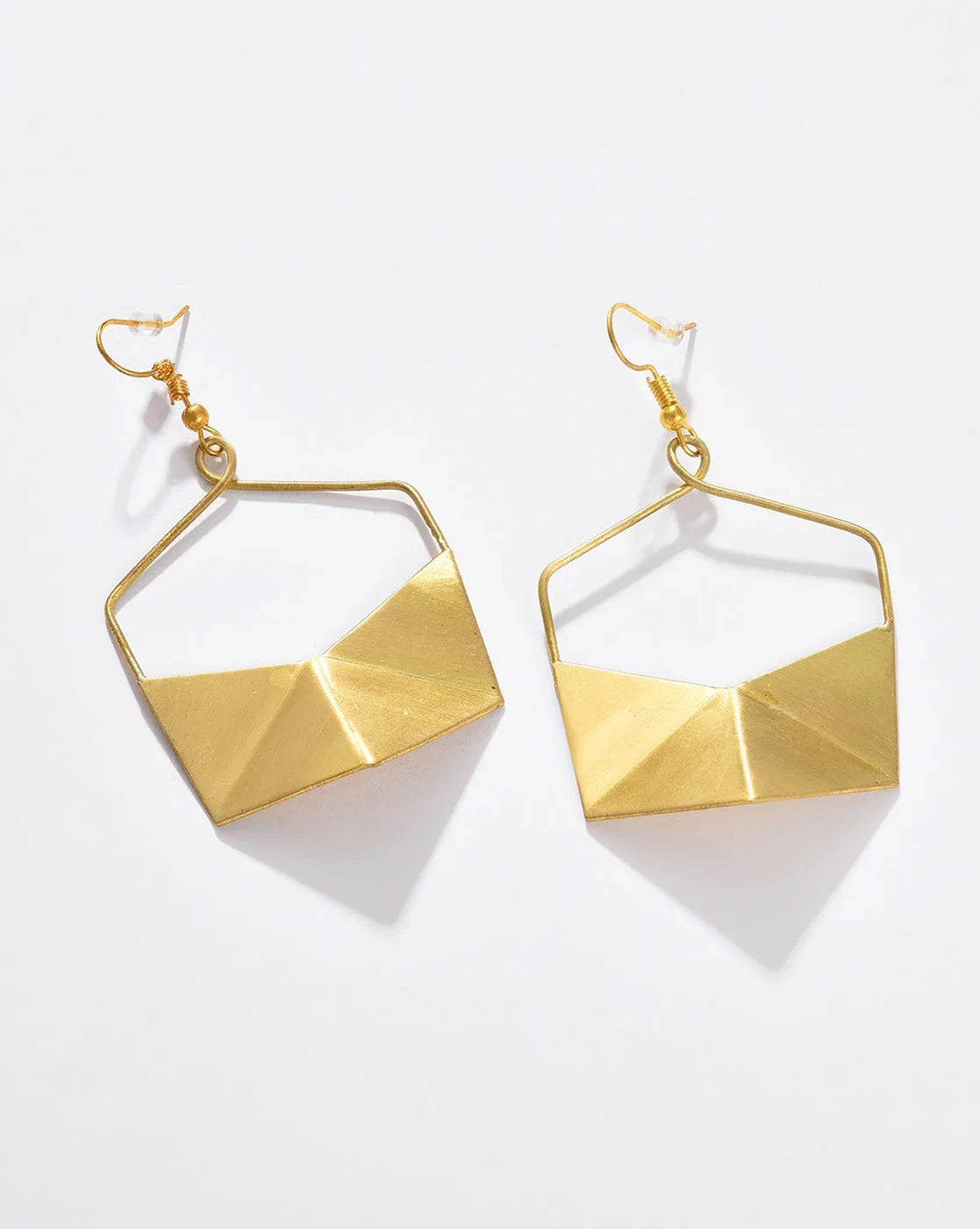 Gold Plated Designer Drop Earring