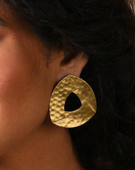 Gold Plated Designer Stud