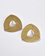 Gold Plated Designer Stud