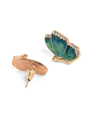 Enamel Butterfly Shaped Designer Studs