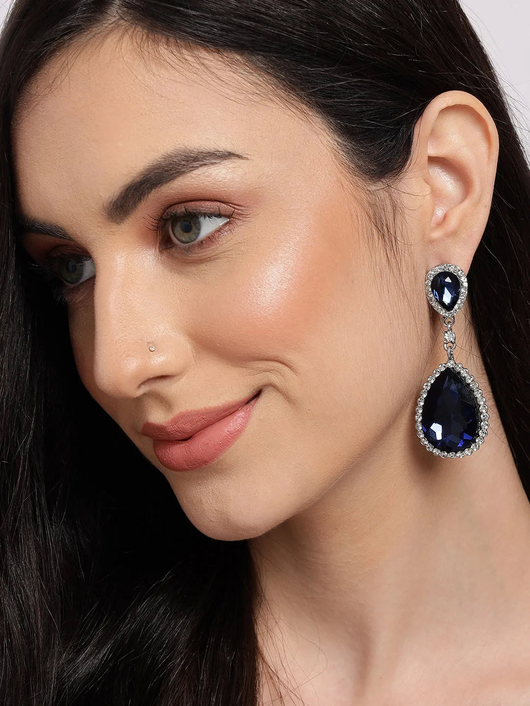 Designer Stone Drop Earrings