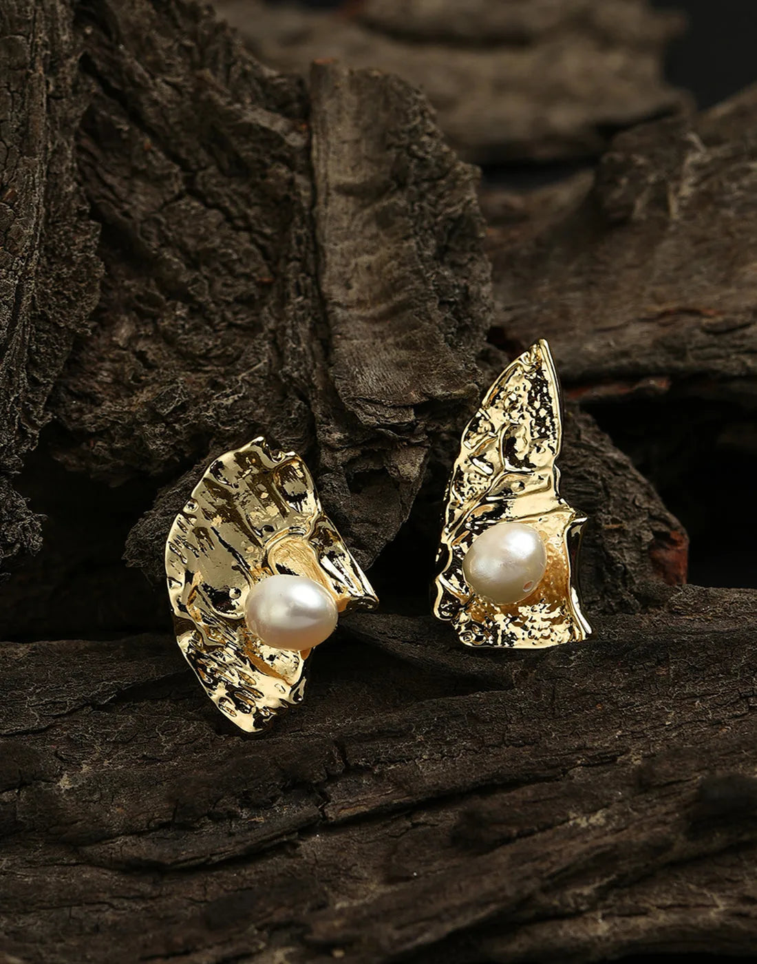 Gold Plated Butterfly Shaped Earring