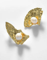 Gold Plated Butterfly Shaped Earring