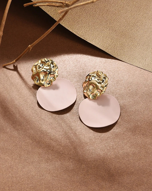 Gold Plated Designer Drop Earring