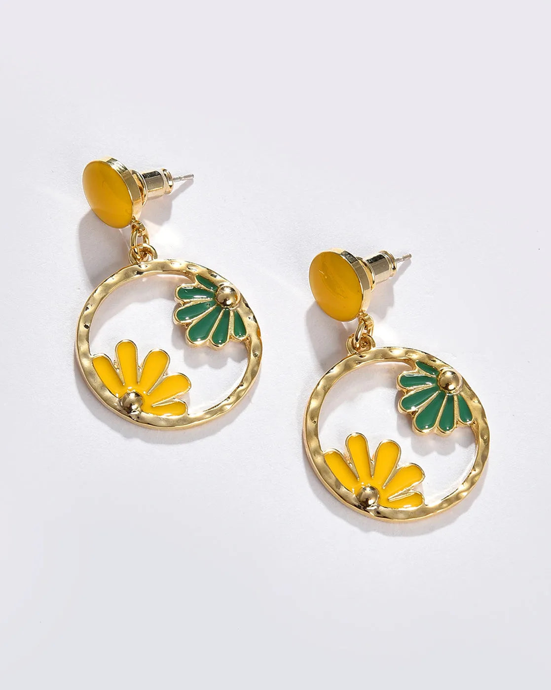 Gold Plated Designer Drop Earring