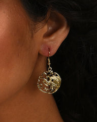 Gold Plated Designer Stud