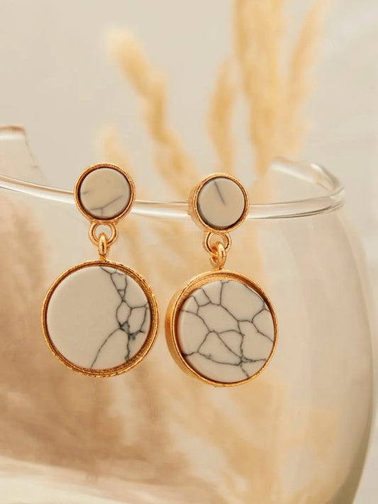 Gold Plated Designer Drop Earring