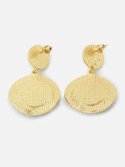 Gold Plated Pearls Drop Earring