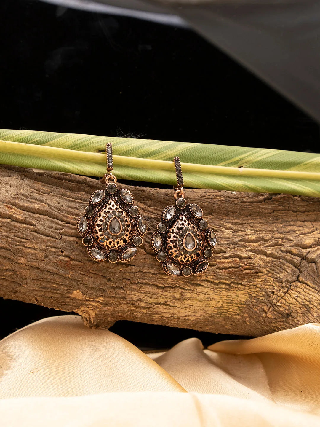 Trendy Designer Stone Drop Earring