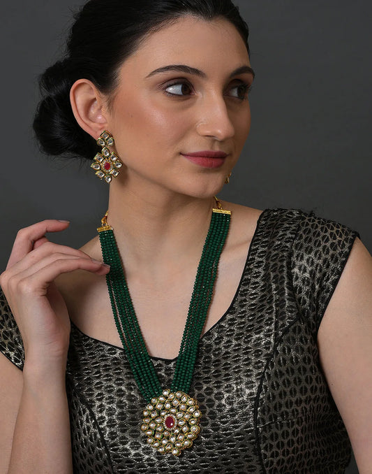 Kundan Gold Plated Necklace Set