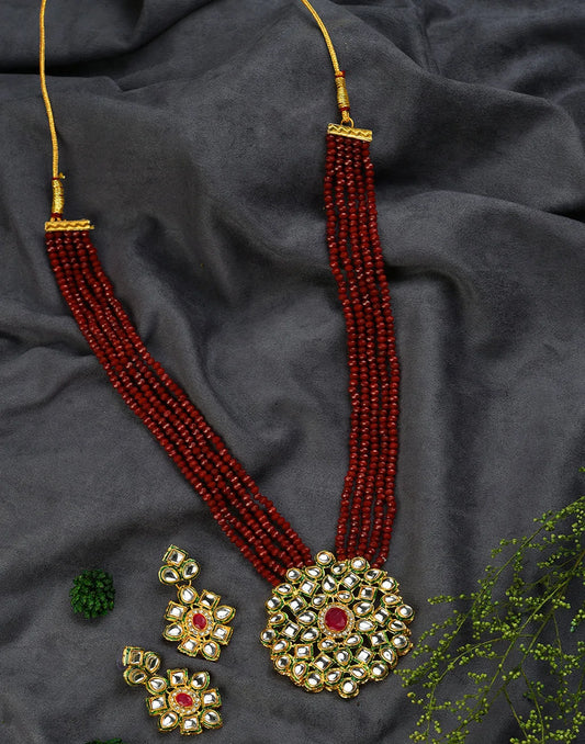 Kundan Gold Plated Necklace Set