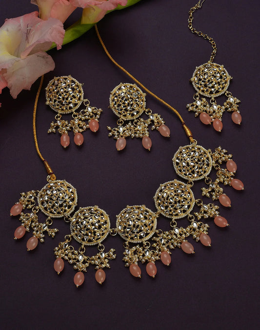 Kundan Gold Plated Necklace Set