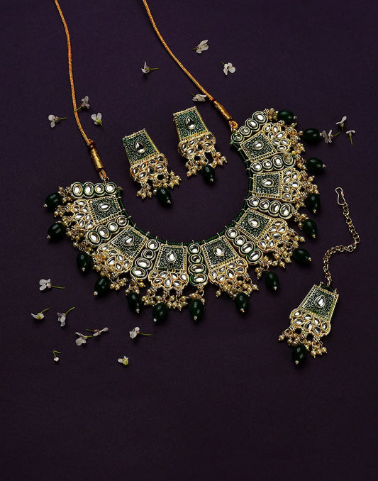 Kundan Gold Plated Necklace Set