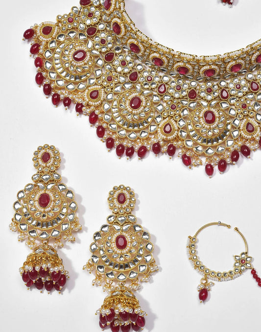 Kundan Gold Plated Necklace Set