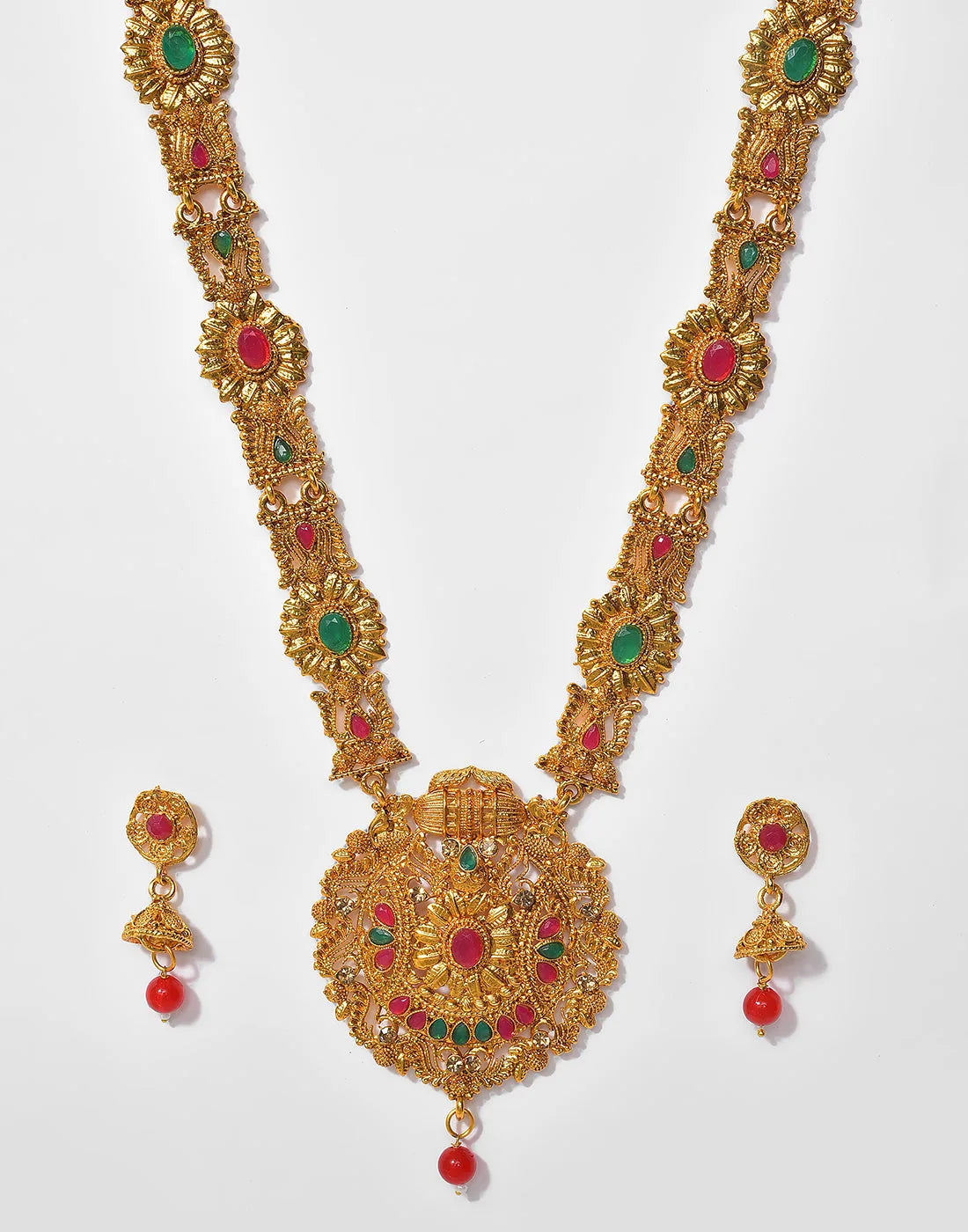 Meenakari Gold Plated Necklace Set