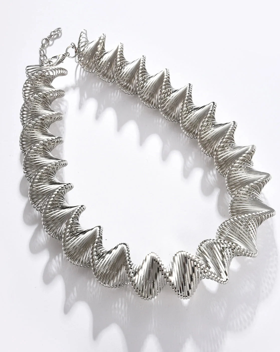 Silver Plated Designer Choker Necklace