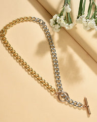 Gold and Silver Plated Designer Necklace