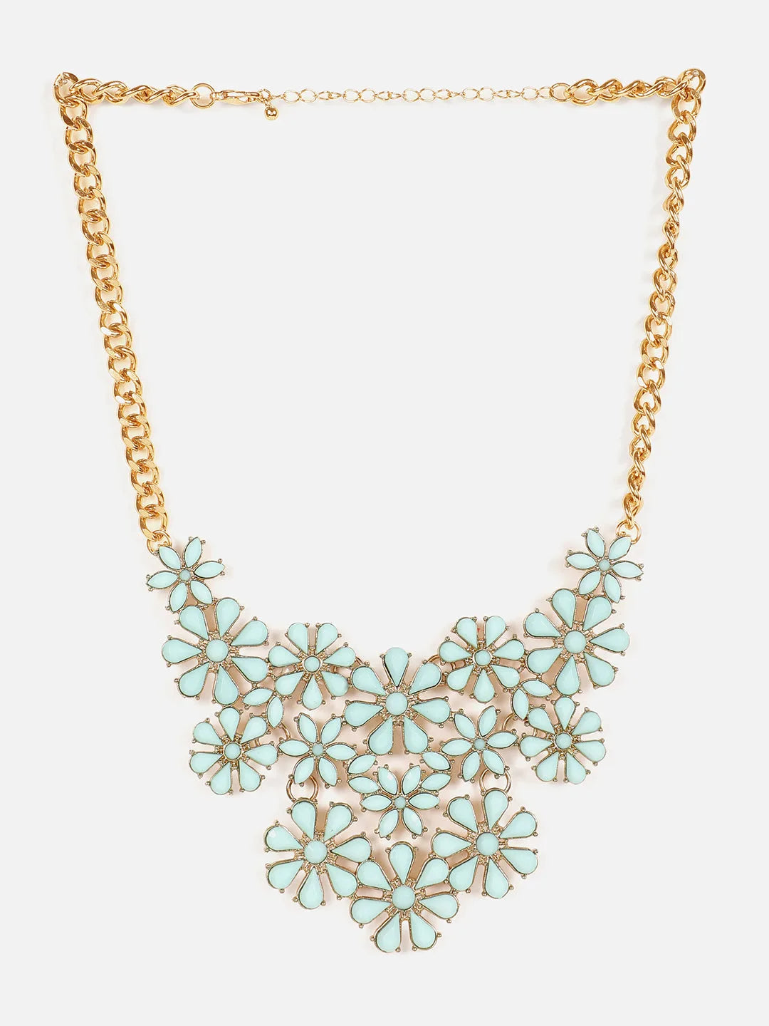 Gold Plated Designer Stone Necklace