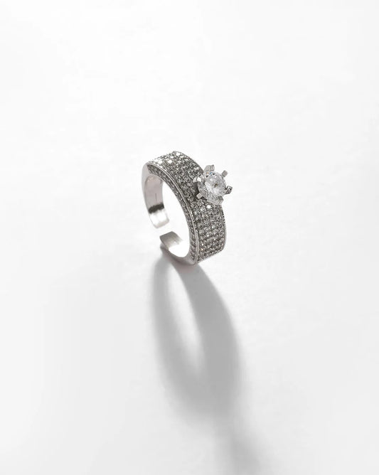 Silver Plated Trendy Ring