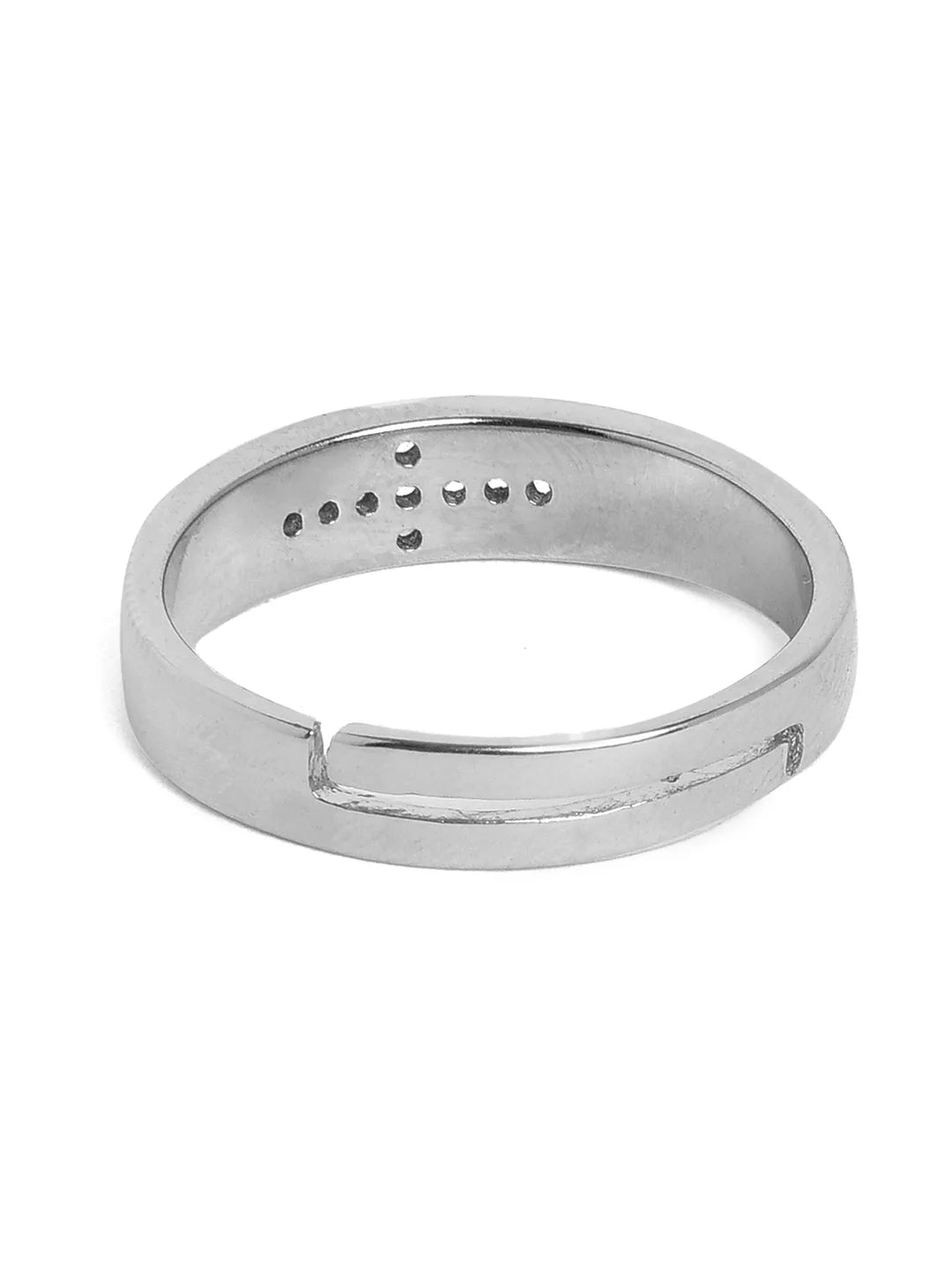 Stylish Oxidised Band Ring