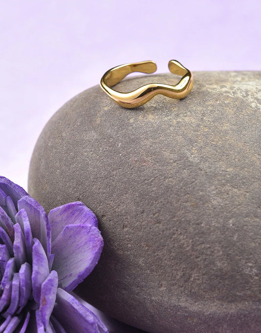 Gold Plated Designer Ring