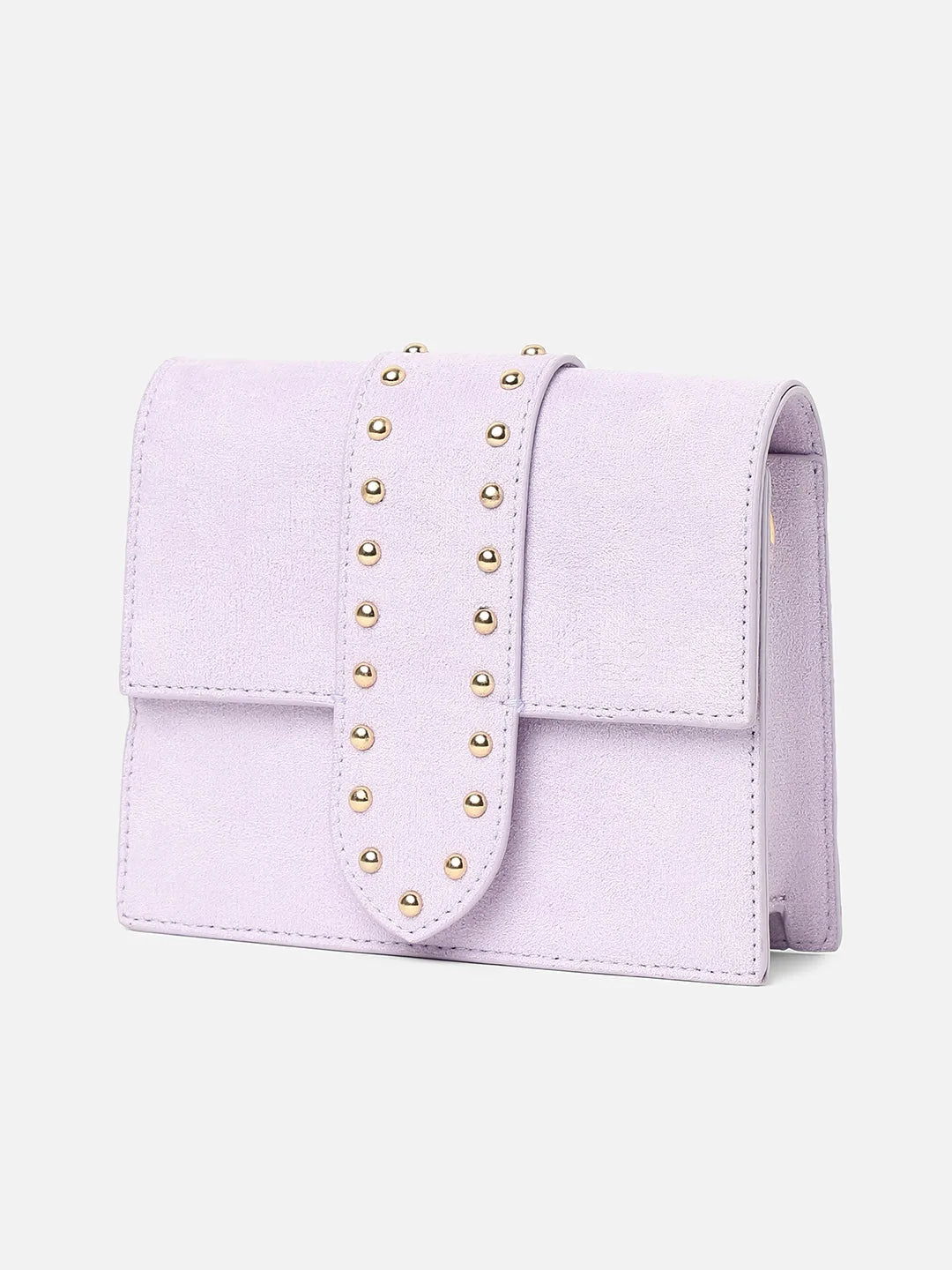 Solid Casual PU Leather Mini Sling Bag with Magnet Lock For Women