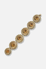 Gold Plated Designer Stone Party Bracelet