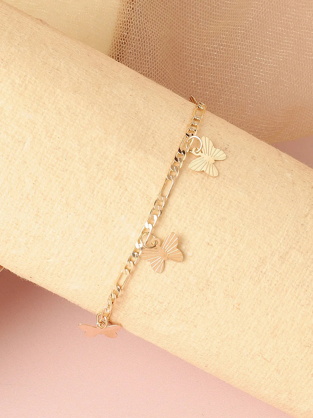 Gold Plated Designer Casual Bracelet