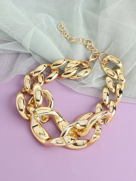 Gold Plated Designer Party Necklace