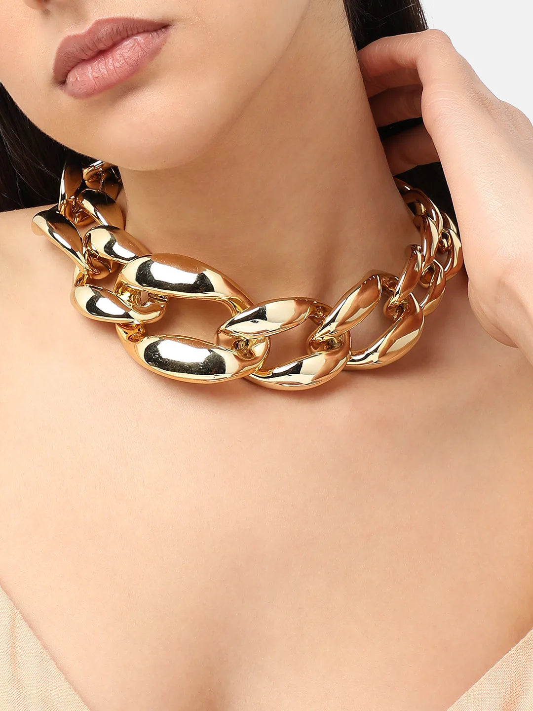 Gold Plated Designer Party Necklace