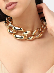 Gold Plated Designer Party Necklace