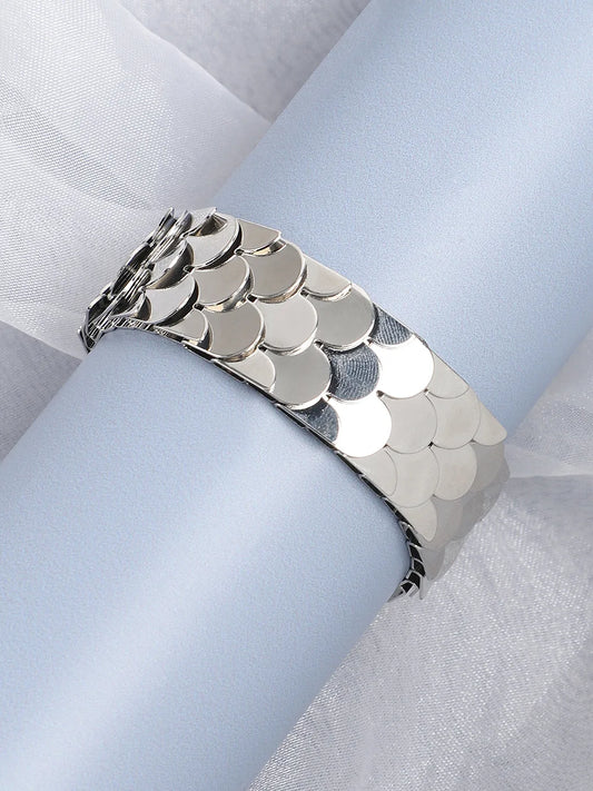 Silver Plated Designer Casual Bracelet