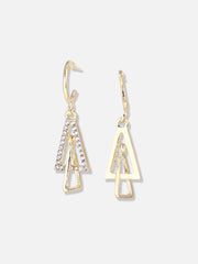 Gold Plated Designer Casual Drop Earring