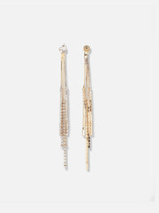 Silver Plated Designer Stone Party Drop Earring