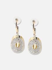 Gold Plated Designer Stone Party Drop Earring