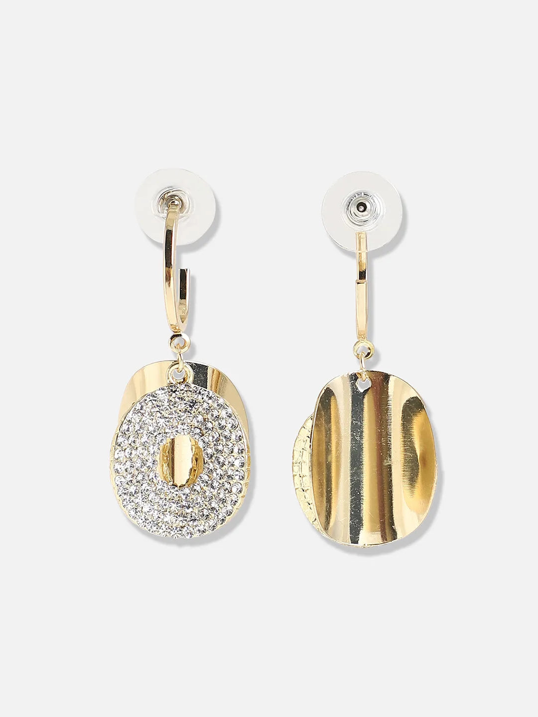 Gold Plated Designer Stone Party Drop Earring