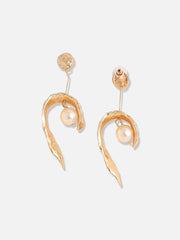 Gold Plated Designer Casual Drop Earring For Women