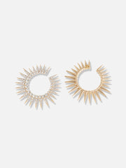 Gold Plated Designer Casual Hoop Earring