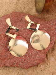 Gold Plated Designer Casual Drop Earring