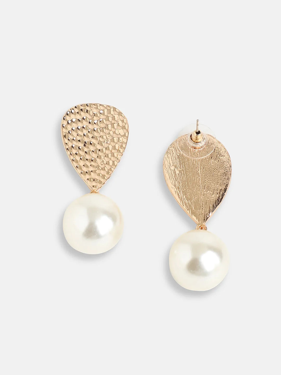 Gold Plated Party Designer Stone Drop Earring