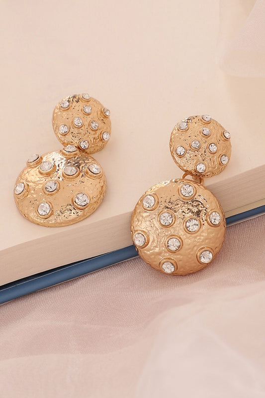 Gold Plated Designer Stone Party Drop Earring