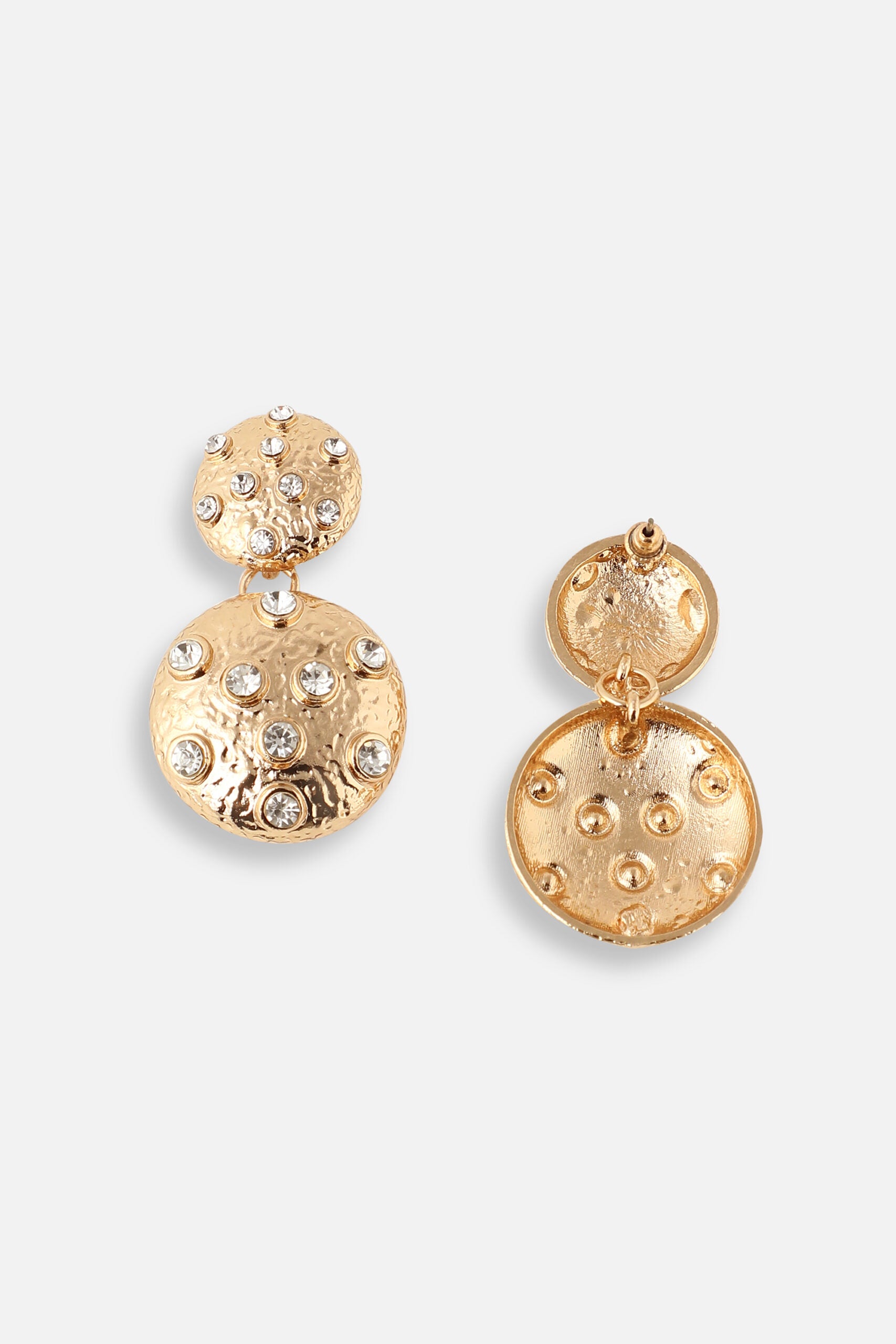 Gold Plated Designer Stone Party Drop Earring