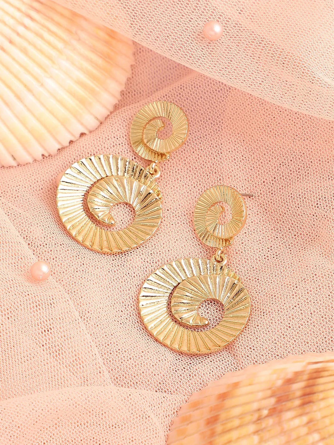 Gold Plated Party Designer Drop Earring