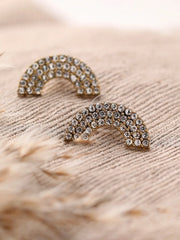 Gold Plated Party Designer Stone Stud