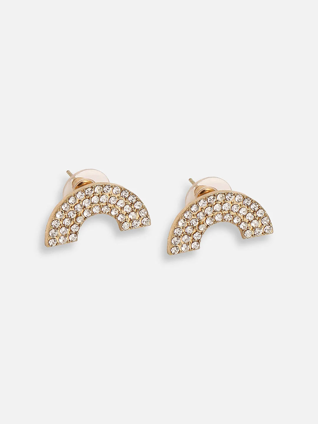 Gold Plated Party Designer Stone Stud