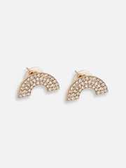 Gold Plated Party Designer Stone Stud