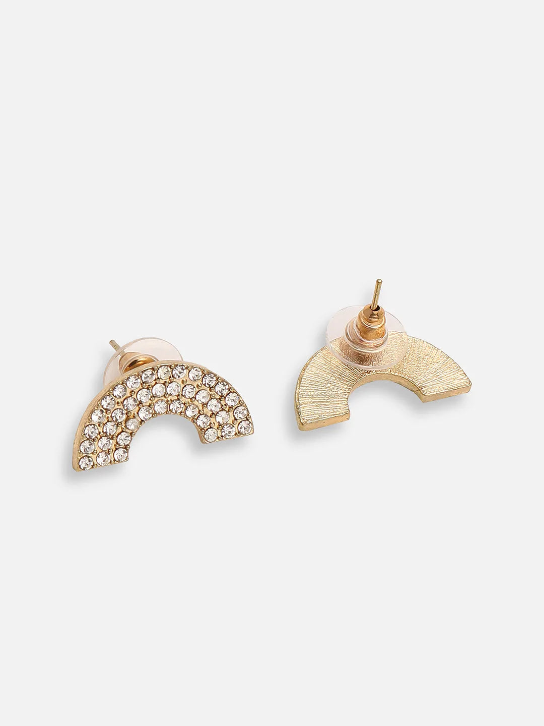 Gold Plated Party Designer Stone Stud