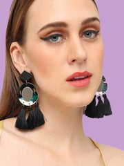 Gold Plated Party Designer Drop Earring