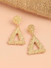 Gold Plated Party Designer Drop Earring