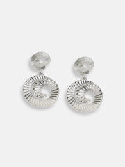 Silver Plated Party Designer Stone Drop Earring